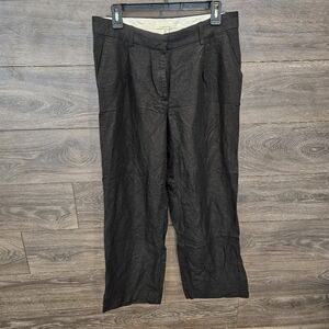 Linen blend wide leg size 10